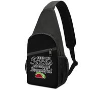 Feed Me Tacos Call Me Beautiful Sling Bag Crossbody Hombro Viaje Pecho Mochila Senderismo Mochila para Deportes Compras Trabajo
