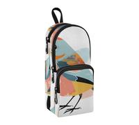 Feed The Birds Day - Estuche para lápices de gran capacidad con compartimento para estudiantes, bolsa para escuela, organizador de papelería, estuche para lápices, estuche para la escuela, oficina,