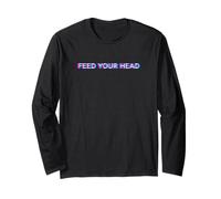 Feed Your Head Psychedelic Trip Magic Mushrooms Psilocybin Manga Larga