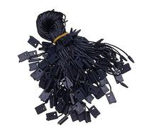 Feedal - Etiquetas colgantes de nailon de 17,8 cm, con cierre a presión, lazos de gancho para etiquetas, ropa, equipaje, productos, joyas, 1000 unidades