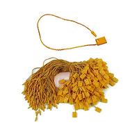 Feedal - Etiquetas colgantes de nailon de 17,8 cm, con cierre a presión, lazos de gancho para etiquetas, ropa, equipaje, productos, joyas, 1000 unidades