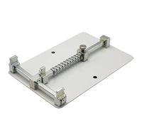 feedal Soporte universal para PCB, herramienta de reparación de abrazadera de fijación, kit de soldadura, acero inoxidable, soporte para placa de circuito PCB para placa base, para ranuras IC,
