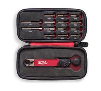 Feedback Sports Llave de torsión con juego de puntas RANGE rojo 2-10 Nm