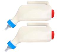 Feeder Bottles for Goat, 2X Lamb Feeding Bottles, Pet Breeding Accessory, Scaled and Handle, For Goat, Cow, Sheep, Puppy, Convenient, Easy Feeding, Durable Design