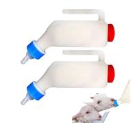 Feeder Bottles Goat, Lamb Feeding Bottles, Pet Breeding Accessory with Cómodo Handle Design and Accurate Scaled Measurements for Goat, Sheep, Or Puppies