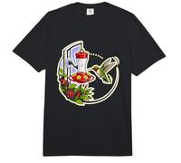 Feeder Window Morning Flores Huerto Ramo Comfort Colors Adult Heavyweight T-Shirt