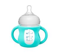 Feeding Bottle Handle - Easy Grip Sleeve, 11x11x6.5cm Nursing Aid Holder for Kids, Comfortable Support with Secure Fit, Breast Milk Accessory, Transition Helper Grip for Water and Formula