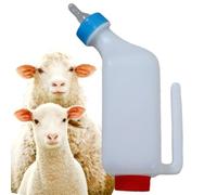 Feeding Bottle on Lambs, Small Animal Milk Feeders, 5,51 x 1,37 x 4,33 x 1,45 pulgadas Hangable Nursing Bottles with Soft Nipple, Goat Drinking Bottle, Durable Farm Alimentador