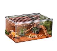 Feeding Box - Terrario acrílico para Snails and Reptiles | Pets Such as Spiders, Geckos, Frogs, Chameleons and Bearded Dragons
