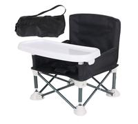 Feeding Chair, Folding High Chair, Portable Booster Adjustable Straps Non Slip Base Multipurpose Use Comfortable Seat Multi Functional Baby Eat Feeding Dining for Living Room, Travel, Kids