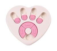 Feeding Dog Bowl, Maze Feeder, Interactive Puzzle Bowl In Dogs, Anti-Choking Cats Heart-Shaped, Rotating Dog Treat For Healthy Eating, Aid Pets Digestion, 26.8x24x3.2cm