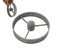 Feeding Ring, Portable Floating Fish, 2,56 x 0,79 in Round Shape Tank Accessory, Stable Floating's Design, Easy Breeding Tool for Guppy, Betta, Turtle, Freshwater, Acuarios salados