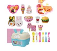 Feeding Toy Set, Pretend Play Food Kit, Educational Simulation Toys, Interactive Role Play Game, Kids Learning Activity, Home Nursery Kindergarten Classroom Use for Girls Boys Birthday Gift