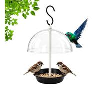 Feeding Tray Garden Decoration - Bird Feeders Hemispherical Design | Bird Feeder Outside Suspending for Finch Deck Porch Hummingbird Bluebird Yard