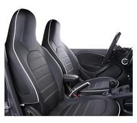 FEEGAR Cuero Funda Asiento Coche para Mercedes para Smart 453 para Fortwo para Forfour 2015-2019 Funda De Asiento De Coche Cojín Cuero Todo Incluido Protectores Asiento (Color : 2)