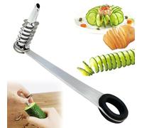 Feegela Espiralizador Verduras de Acero Inoxidable, Espiralizador Patatas y Calabacín, Calabacín Espaguetis - Cortador en Espiral para Cocina Creativa y Sana