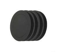 Feegow 4 anillos insonorizados para altavoz de coche, juntas de aislamiento acústico de espuma, 6, 6.25, 6.5, 6.75, 7 pulgadas, altavoces coaxiales para puerta marina, ajuste negro