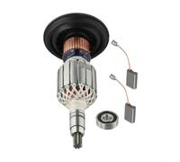 Feegow Anclaje para kit de piezas de repuesto para martillo de demolición GBH11DE para GSH11E GBH10DE 11223EVS GSH10C, incluye rodamientos de escobillas de carbono de armadura, gris metal