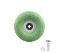 Feegow Brompton - Ruedas plegables silenciosas de 74 mm, rodillos de repuesto PP TPE, actualización de rueda silenciosa, ruedas de bicicleta pequeñas coloridas, ruedas delanteras suaves y rodantes