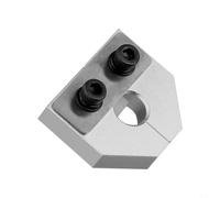 Feegow Conector soldador de filamento para 1,75 mm para PLA ABS para PETG, herramienta de empalme de aluminio para accesorios para reducir residuos y juntas fuertes (plateado)