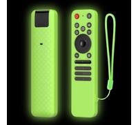 Feegow Funda de silicona para control remoto de voz LG MR25GA, funda antideslizante a prueba de golpes con cordón para 2025 C5 B5 para TV serie G5 M5, piel protectora ligera (verde por la noche)