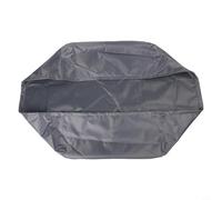 Feegow Funda protectora para parrilla de mesa de 22 pulgadas con capucha, cubierta de poliéster 420D, impermeable y resistente a la decoloración, protección completa para parrilla al aire libre (gris)