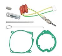 Feegow Kit de 7 piezas de 12 V 5 KW Glow Diesel Chino Calentador Glow Kit, Kit de reparación de calentador de estacionamiento diesel para Webasto para Eberspacher, Set de brillo de calentador