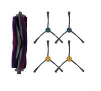 Feegow Kit de Accesorios - 1 Cepillo Central+4 Cepillos Laterales - Para M9 Para Eureka NERE10s Para Obode A8 Robot Aspirador Piezas de Repuesto