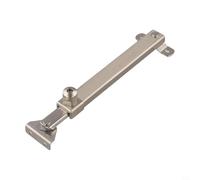 Feegow Limitador de apertura, tapón abatible ajustable de acero inoxidable de 7 etapas con bloqueo de seguridad giratorio, restrictor resistente a tormentas para aluminio PVC, (A)