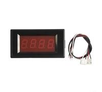 Feegow Multímetro digital - Voltímetro digital LED detector de voltaje, DC 5V 12V 24V Probador de voltaje alimentado para pruebas de electricista (DC5mV 10mV 20mV)
