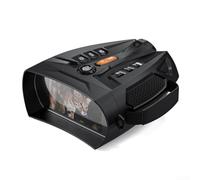 Feegow Prismáticos digitales de visión nocturna 4K para adultos, pantalla IPS HD de 4 pulgadas, rango de visión de 3000 pies, regalos de aventura para hombres/papá/marido