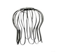 Feegow Protectores de canalones - Protector de salida de canalón, cubierta de alambre de hierro galvanizado - Mantiene las tuberías de bajada de canalones libres de obstrucciones de hojas, musgo