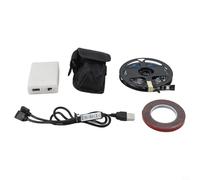 Feegow Tira de luz LED para scooters eléctricos - Tira de PVC impermeable con modos de flash multicolor, compatible con Xiaomi para M365,