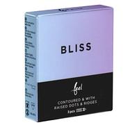Feel Bliss, condones con forma contorneada, punteados y acanalados, 1 x 3 unidades