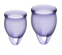 Satisfyer Feel Confident Copa Menstrual Morado 2 uds