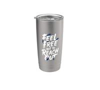 Feel Free Not To Reach Out Introvertido solo paz - Vaso térmico de acero inoxidable de doble pared