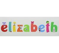 Feel Good Art Elizabeth Gallery Envuelto Nursery Panel Frontal rígido con diseño con texto en inglés (15 x 42 x 4 cm, tamaño pequeño)