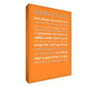 Feel Good Art HBR1624-10 - Frontón Decorativo, Color Naranja