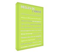 Feel Good Art - Marco de pared (40 x 60 cm), diseño de reglas de la amistad