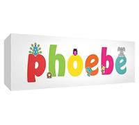 Feel Good Art Phoebe Gallery Envuelto Nursery Panel Frontal rígido con diseño con texto en inglés (15 x 42 x 4 cm, tamaño pequeño)