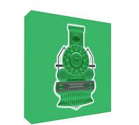 Feel Good Art Traina6Blk-04It Treno Annata Token Decorativo de acrílico, Pulido de Diamante, diseño ilustrativo