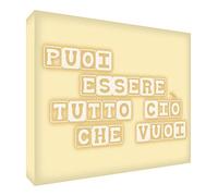 Feel Good Art ucnbe2436 - 01IT Imagen sobre Lienzo de Pared de Estilo Moderno, Beige