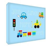 Feel Good Art Zoomilly 2436-04IT - Imagen sobre lienzo para la pared, de estilo moderno e ilustrativo