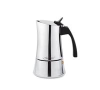 Feel Maestro Cafetera Italiana MR-1668-6 Plateado Acero Inoxidable 18/10 300 ml 6 Tazas