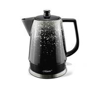 Feel Maestro Hervidor MR-074 Negro/Plateado Cerámico 1500 W 1,5 L