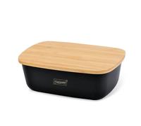 Feel Maestro Panera MR-1776-BLACK Negro Madera Plástico 1 Pieza 34,5 x 13 x 23,5 cm