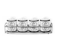Feel Maestro Set de 4 Botes MR-20001-04CS Blanco Cerámica 0,2 L (5 Piezas)
