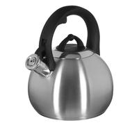 Feel Maestro Tetera MR-1311 Negro Plateado Silicona Acero Inoxidable 3 L