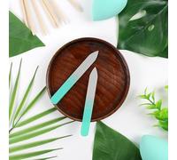 Feel Natural - Lima de uñas de cristal de alta calidad, pulido para manicura suave e higiénica, limado preciso, diseño ergonómico y duradero, para todo tipo de uñas