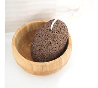 Feel Natural - Piedra pómez volcánica - Exfoliante, raqueadora, pulidora y suavizante natural, para todo tipo de piel, accesorio para pedicura - 1 unidad